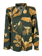 4.10 Par BottegaChilometriZero Chemise Militaire/Cuir DD25214 E53 MADE IN ITALIE