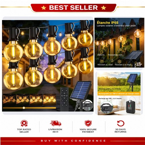 Guirlande lumineuse solaire