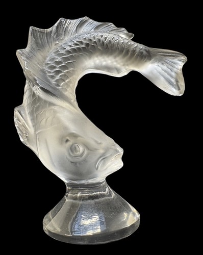 Lalique crystal koi - crystal, carp