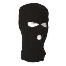 CAGOULE 3 TROUS ACRYLIQUE NOIRE MILITAIRE PAINTBALL AIRSOFT ARMEE OPEX PARA