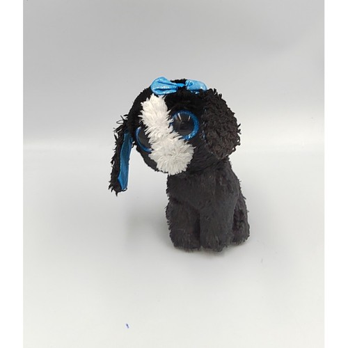 Doudou peluche chien - , bleu