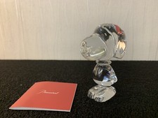 Snoopy salut en cristal de Baccarat mod1