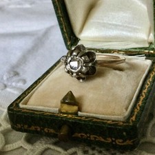 XIXe S. BAGUE VERMEIL MONTURE