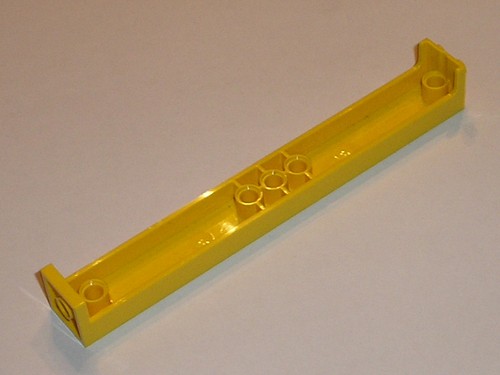 Pilier jaune lego train yellow - pilier,