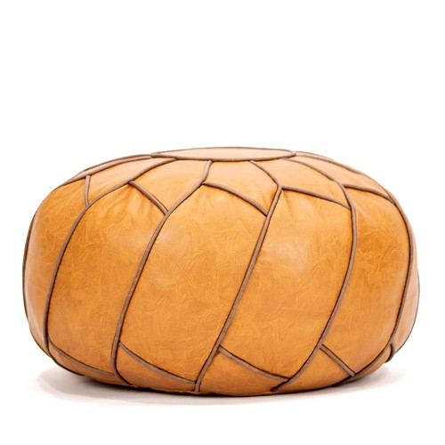 Pouf ottoman pumpkin color - pouf,