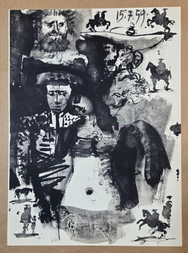 Lithographie noir blanc - noir, et