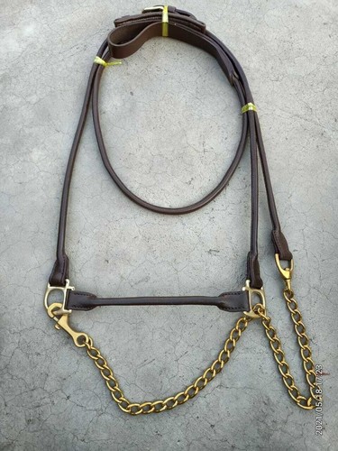 Col tête cuir indien - de,