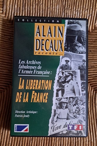 Cassette vhs alain decaux - cassette,