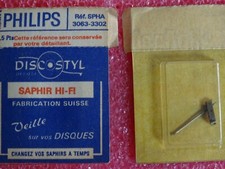 Saphir Diamant Pointe de lecture pour Philips SPHA3063-3302 3063-3302  Discostyl