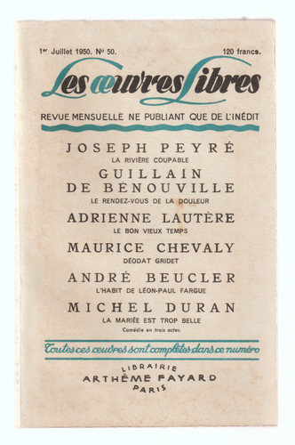 Oeuvres originales 1950 joseph - 1950,