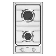 Candy CHW23X Table de Cuisson À Gaz Inox 2 Brûleurs