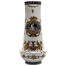 GRAND VASE Ancien FAÏENCE de