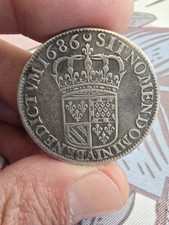 1/2 Écu De Flandre 1686 A Paris Louis XIV