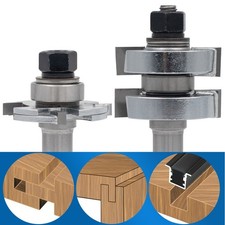 Jeu d'embouts de routeur mortaise et tenon réglables en forme de T pour fabrica