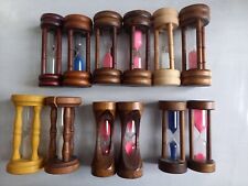 12 x Sabliers Bois anciens