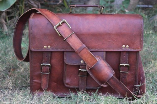 Sac besace vintage - vintage, marron