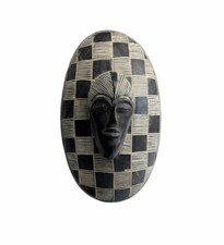 Bouclier africain Songye scuplté en bois | Art Africain | Bouclier Tribal