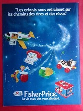 Publicité de presse: JOUET Jeux Enfants FISCHER PRICE  1982