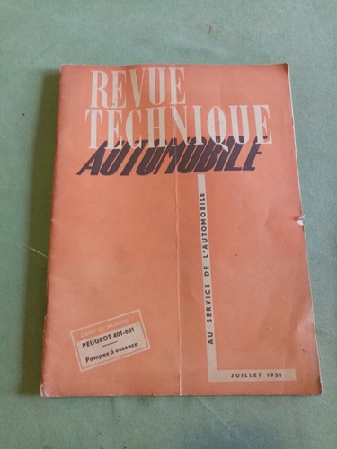 Peugeot 401 601 revue - 401,