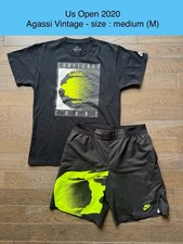 Us Open 2020 - Tenue De Tennis Nike - Agassi Vintage - Taille M