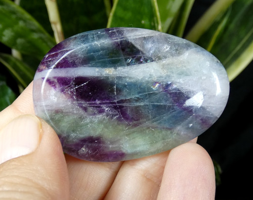 Galet empreinte fluorite - empreinte,