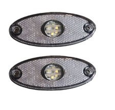 2x Avant Côté Marqueur Blanc