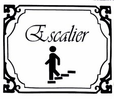 sticker autocollant pancarte