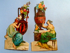 Lot de 2 découpis: femmes à