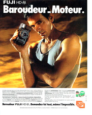 publicité Advertising 0823  1985   Fuji HD-M     Baroudeur -moteur