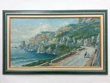 SUPERBE ancien GRAND TABLEAU PEINTURE ORIENTALISTE signé H. TORBOL huile/panneau