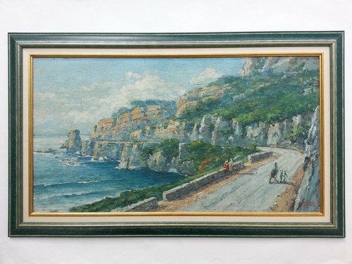 Superbe ancien grand - grand, tableau