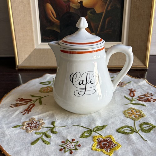 Pichet pot café porcelaine - ,