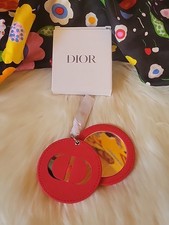 Christian Dior Sac Breloque Porte-Clé Miroir Rouge Créateur Parfum 