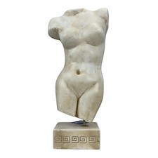 Corps féminin nu torse statue grecque sculpture art érotique pierre moulée 12...