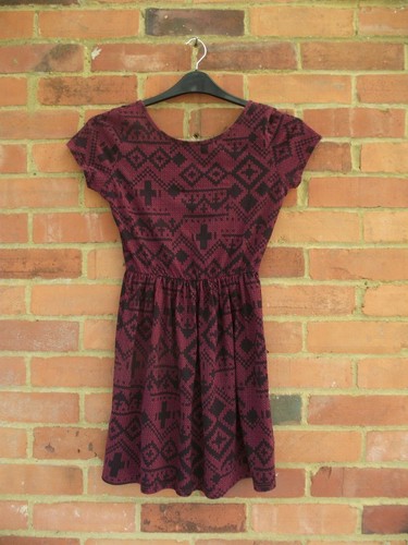 Topshop mini robe rouge noire - mini,