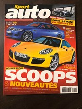 SPORT AUTO n°519 d'Avril 2005 PEUGEOT V12 MASERATI MC12 FERRARI 430 BMW 750i