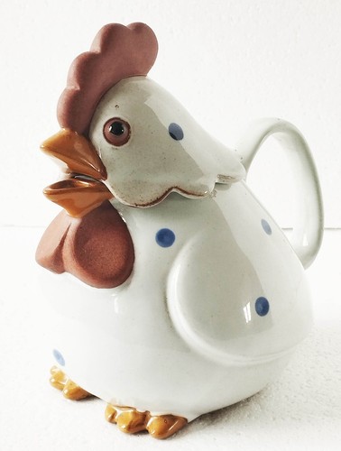 Théière zoomorphe poule - :,