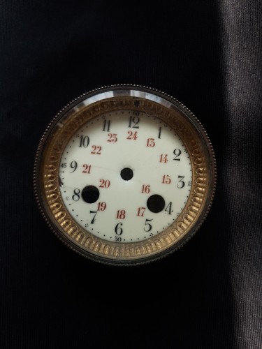 Ancien cadran pendule en - cadran,