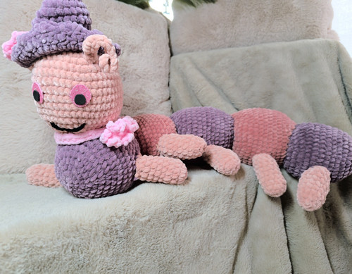 Peluche croche candy - peluche, 🐛🍬
