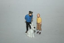 Lot de 3 Figurines TINTIN & Capitaine HADDOCK / Hergé / Bullyland / LU
