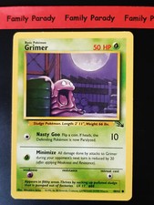 Grimer 50hp 48/62 Carte Pokemon Card Wizards Fossile English 190