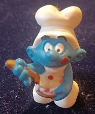 Figurine Schtroumpf Pâtissier. Occasion.