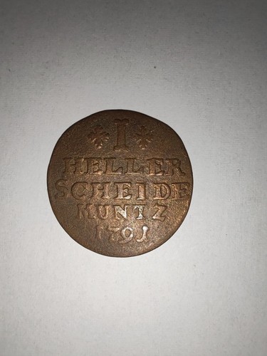 Rare piece heller 1791 - rare,
