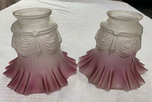 Anciens abat jour verre - anciens, en