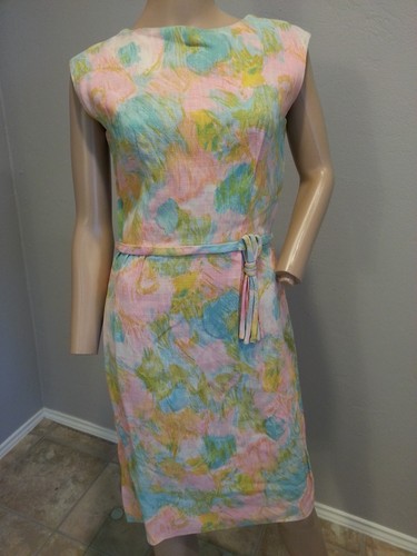 Vtg pastel floral - pastel,