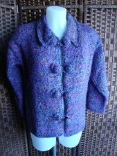 gilet tricoté main  t 38/40