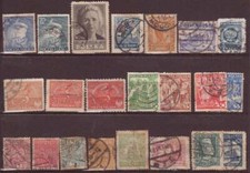 22 timbres poste anciens