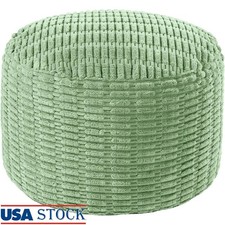 Unstuffed pouf ottoman - unstuffed,
