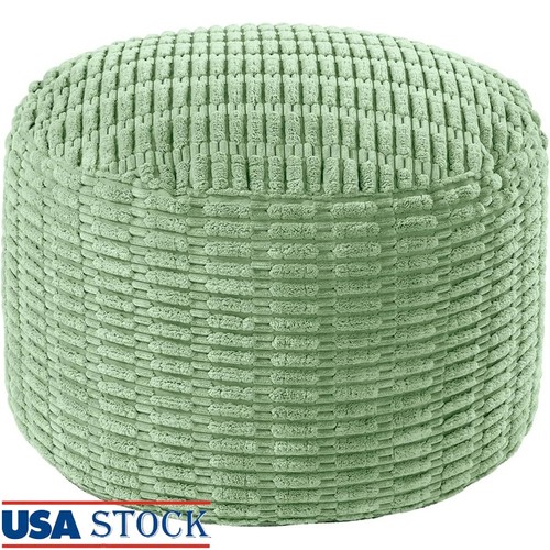 Unstuffed pouf ottoman - pouf,