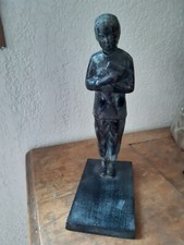 SCULPTURE EN BRONZE ECOLE INDOCHINOISE XXEME SIECLE JEUNE FILLE VIETNAMIENNE 